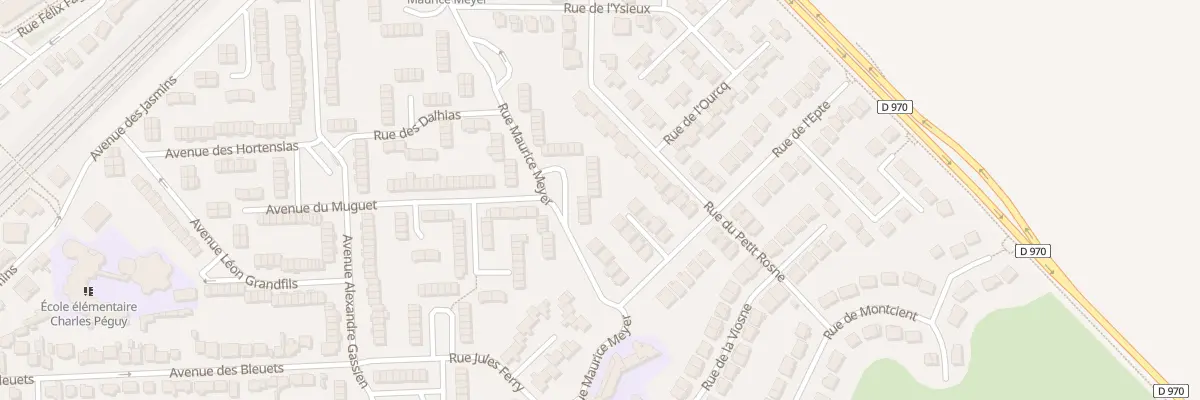 Plan du 54 Rue Maurice Meyer à Gonesse