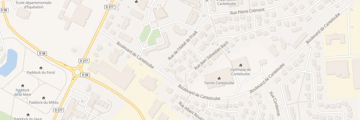 Plan du 49 Rue de l’Abbé de Pradt à Aurillac