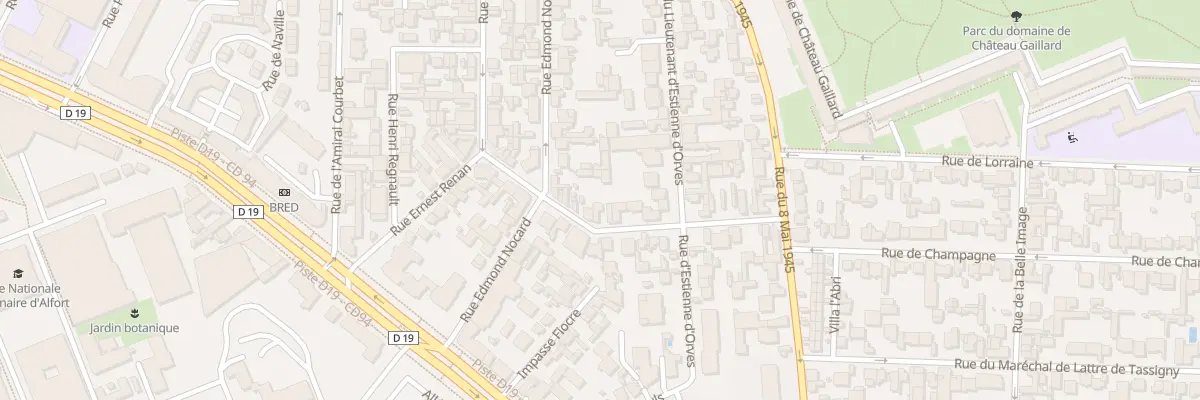 Plan du 16B Rue Eugène Sue à Maisons-Alfort