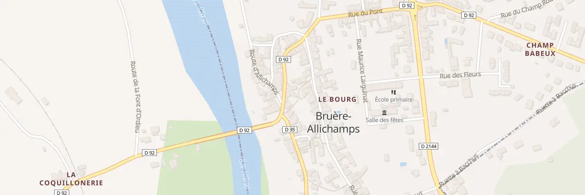 Plan du 3 Rue de la Vieille Porte à Bruère-Allichamps
