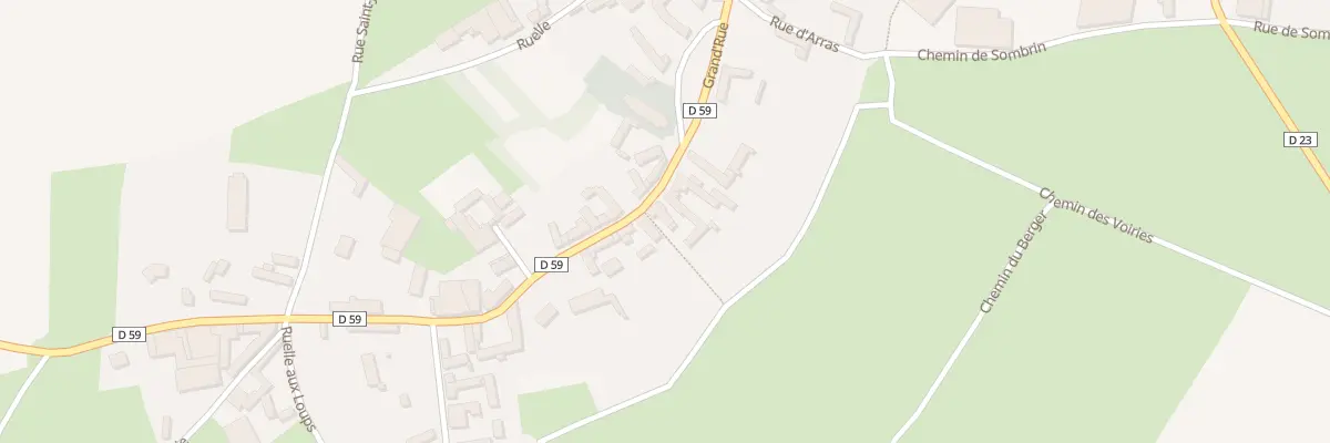 Plan du 400 Gr Grande Rue à Sus-Saint-Léger