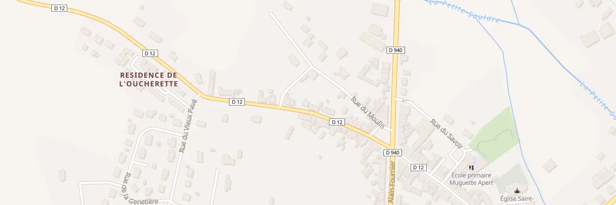 Plan du 18 Rue Amédée Lureau à La Chapelle-d’Angillon