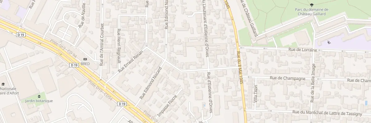 Plan du 16 Rue Eugène Sue à Maisons-Alfort