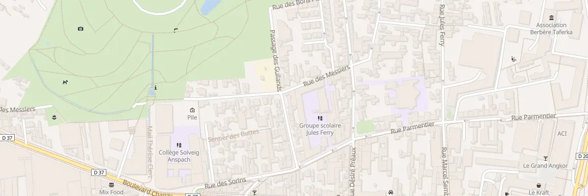 Plan du 17 Rue des Messiers à Montreuil