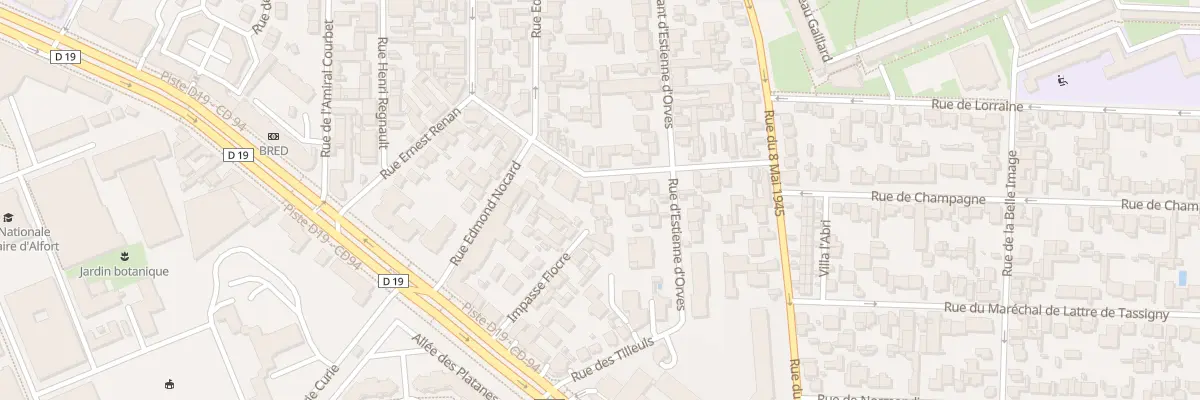 Plan du 17 Rue Eugène Sue à Maisons-Alfort