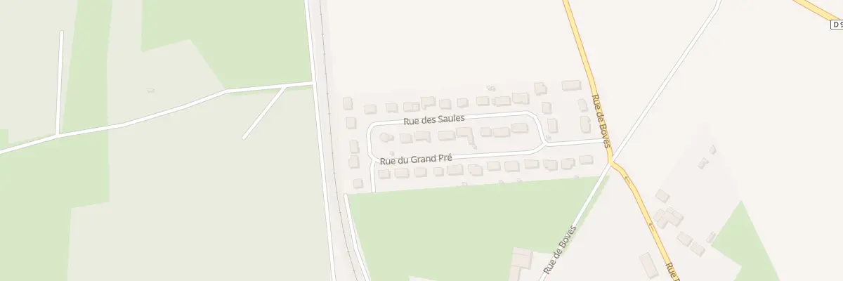 Plan du 11 Rue des Saules à Thézy-Glimont