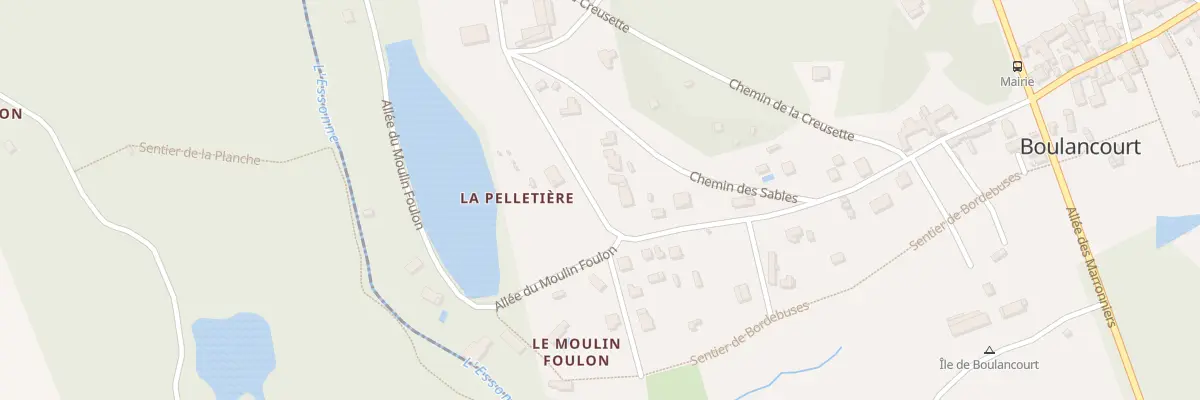 Plan du 2 Rue de Pierre Longue à Boulancourt