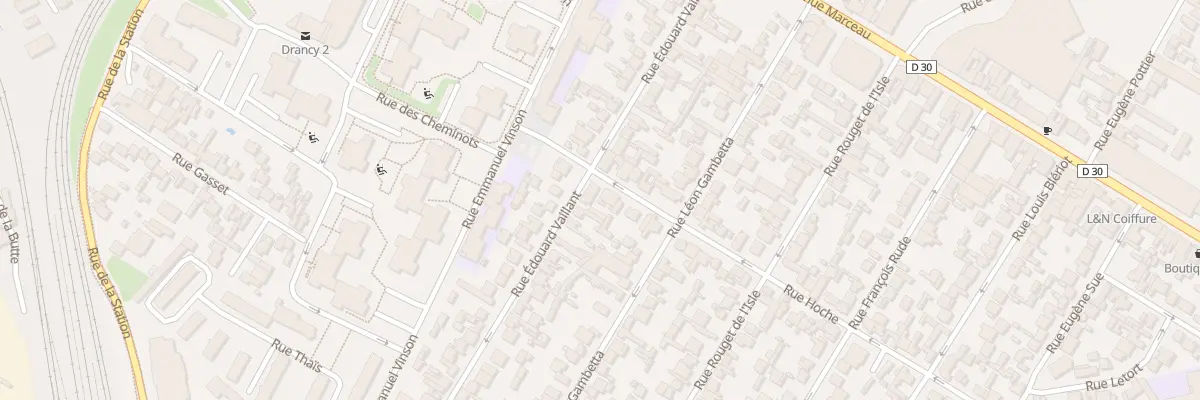 Plan du 63 Rue Hoche à Drancy