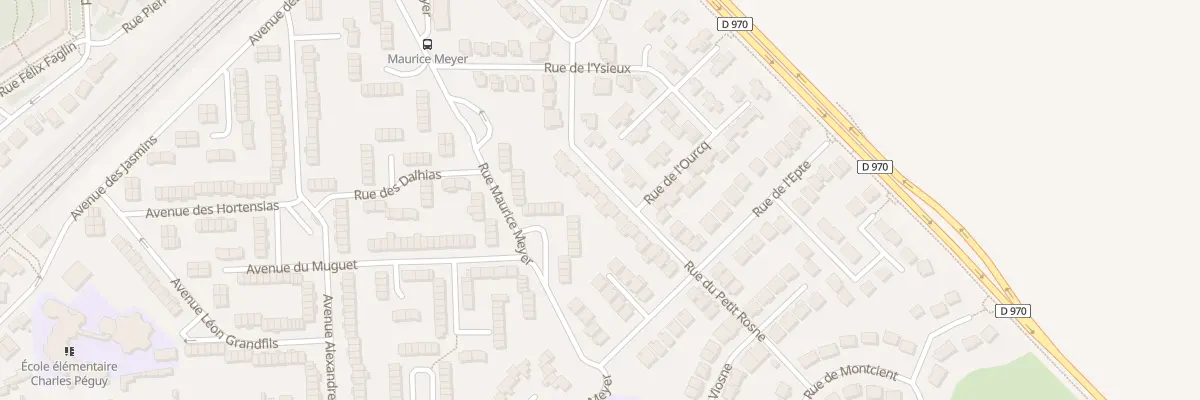 Plan du 25 Rue du Petit Rosne à Gonesse