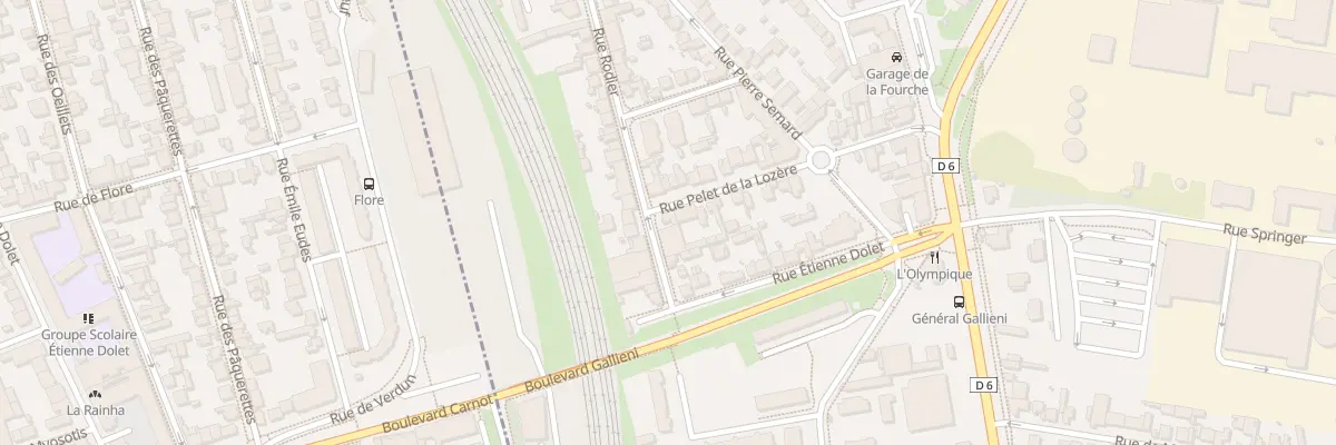 Plan du 23 Rue Pelet de la Lozere à Maisons-Alfort