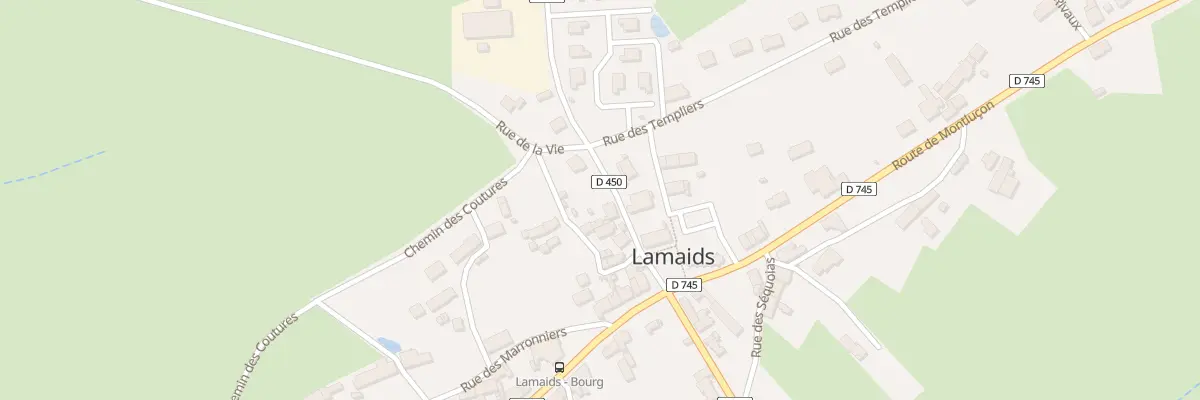 Plan du 3 Rue des Commanderies à Lamaids