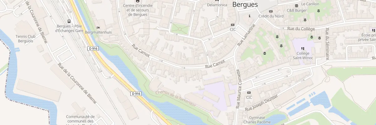 Plan du 52 Rue Carnot à Bergues