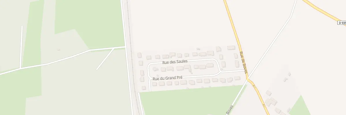 Plan du 18 Rue des Saules à Thézy-Glimont