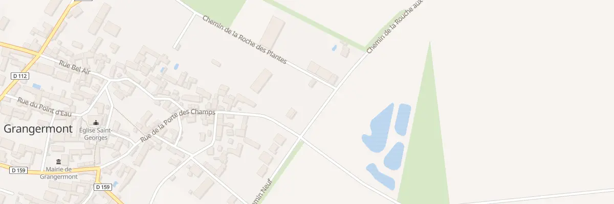 Plan du 27 Rue de la Porte des Champs à Grangermont