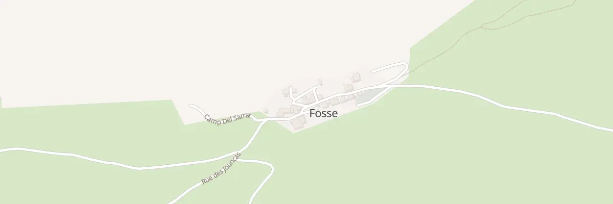 Plan du 1 Village à Fosse