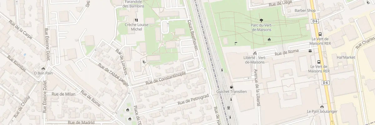 Plan du 21 Rue de Constantinople à Alfortville