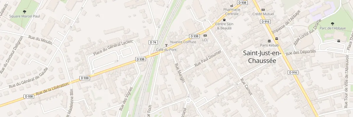 Plan du 3B Rue Mangin à Saint-Just-en-Chaussée