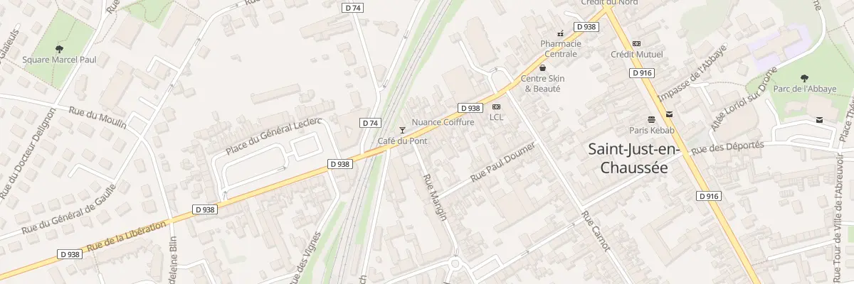Plan du 7 Rue Mangin à Saint-Just-en-Chaussée
