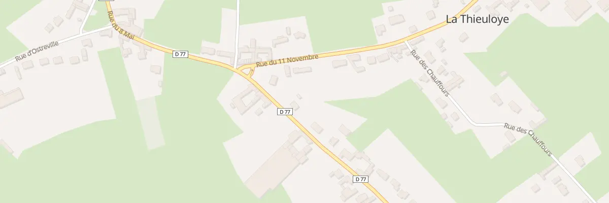 Plan du 7 Rue de Monchy à La Thieuloye