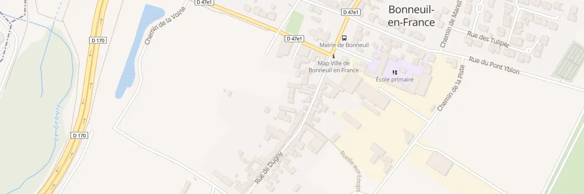 Plan du 14 Rue de Dugny à Bonneuil-en-France
