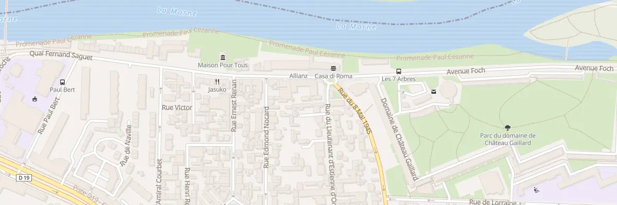 Plan du 4 Rue Lt Vaisseau Estienne Orves à Maisons-Alfort