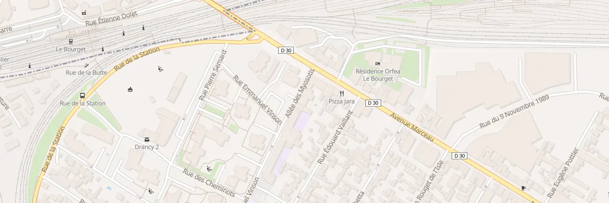 Plan du 1 All Des Myosotis à Drancy