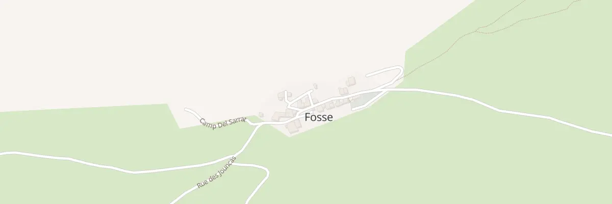 Plan du 2 Village à Fosse