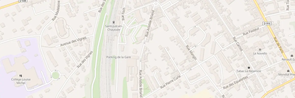 Plan du 23 Rue Aristide Briand à Saint-Just-en-Chaussée