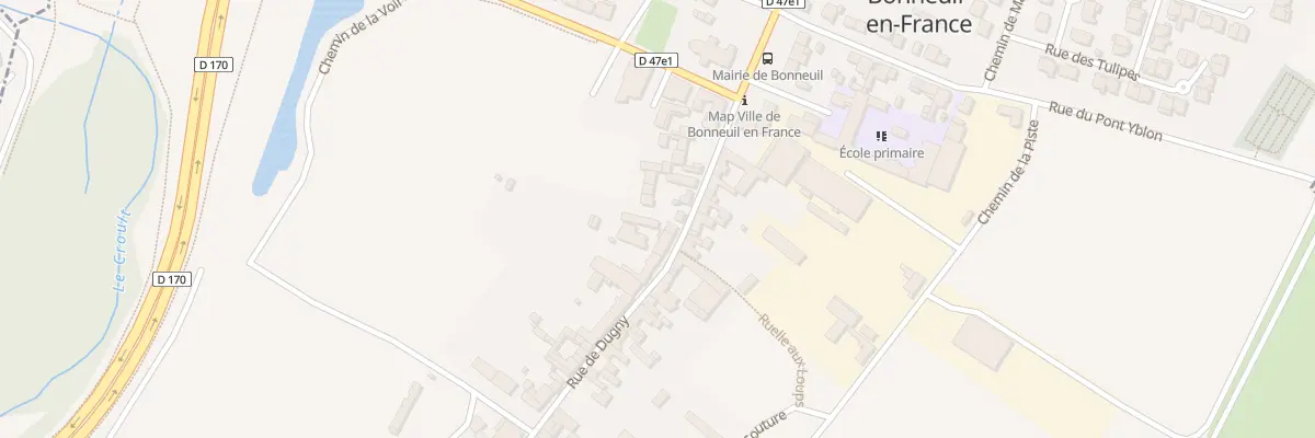 Plan du 16 Rue de Dugny à Bonneuil-en-France