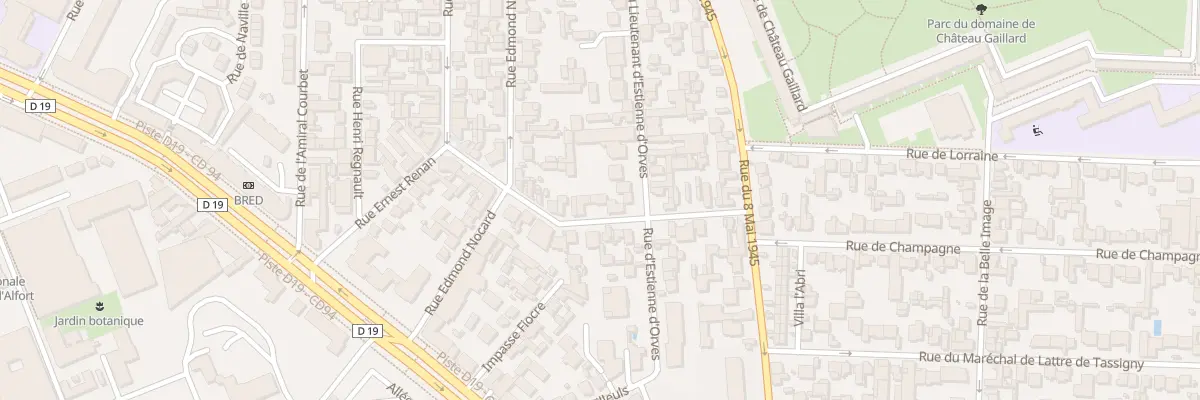 Plan du 14 Rue Eugène Sue à Maisons-Alfort