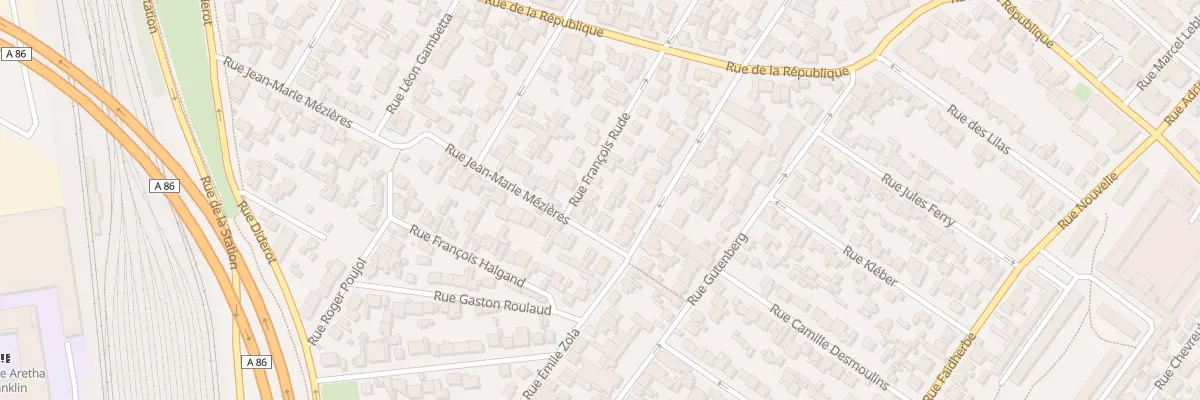 Plan du 111 Rue Francois Rude à Drancy