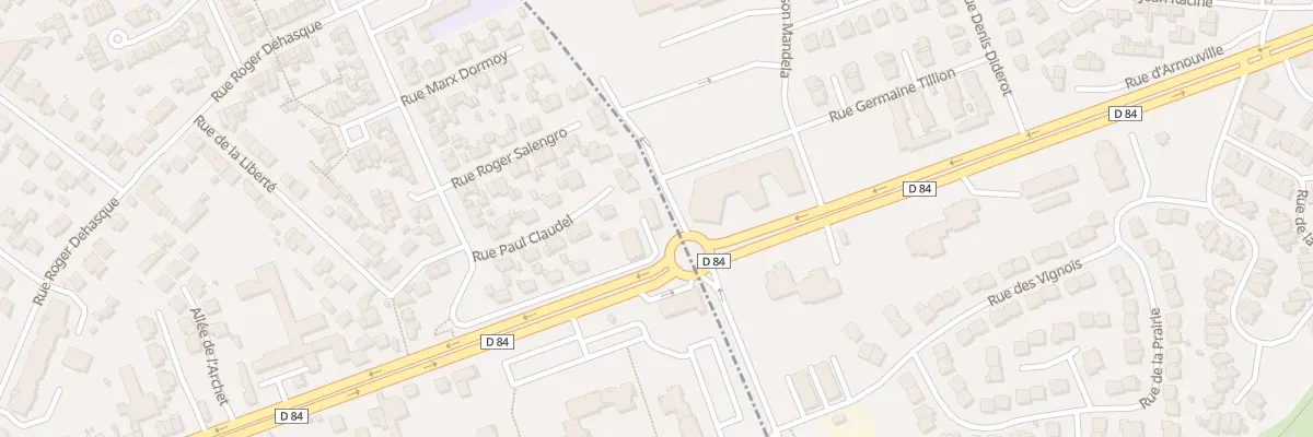 Plan du 37 Rue du Prof Esclangon à Arnouville