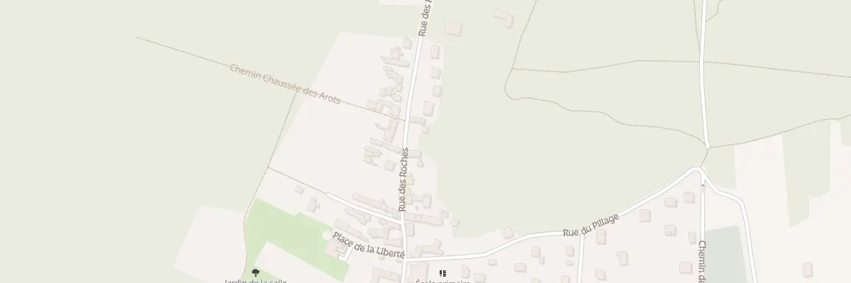 Plan du 25 Rue des Roches à Buthiers