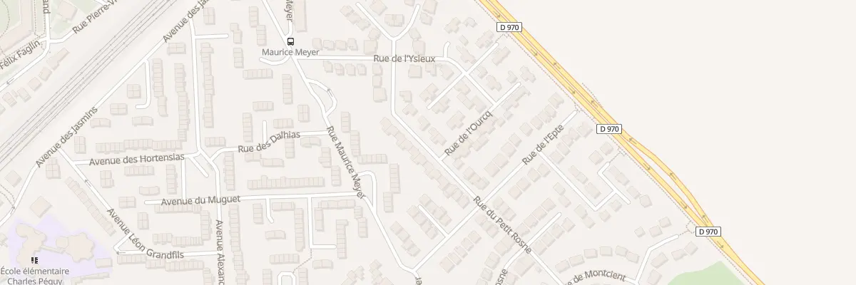Plan du 16 Rue du Petit Rosne à Gonesse