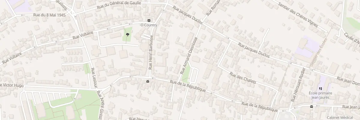 Plan du 3 Rue Armand Desnosse à Montataire