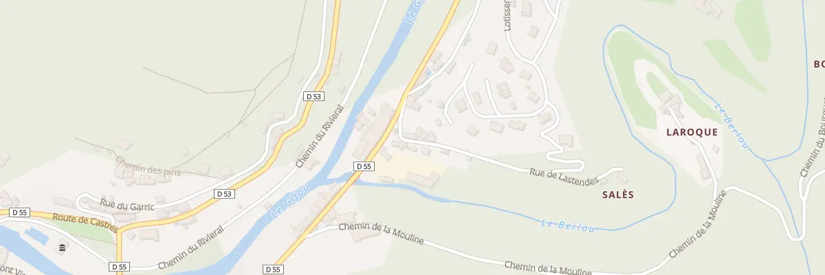 Plan du 3 Rue de Lastendes à Vabre