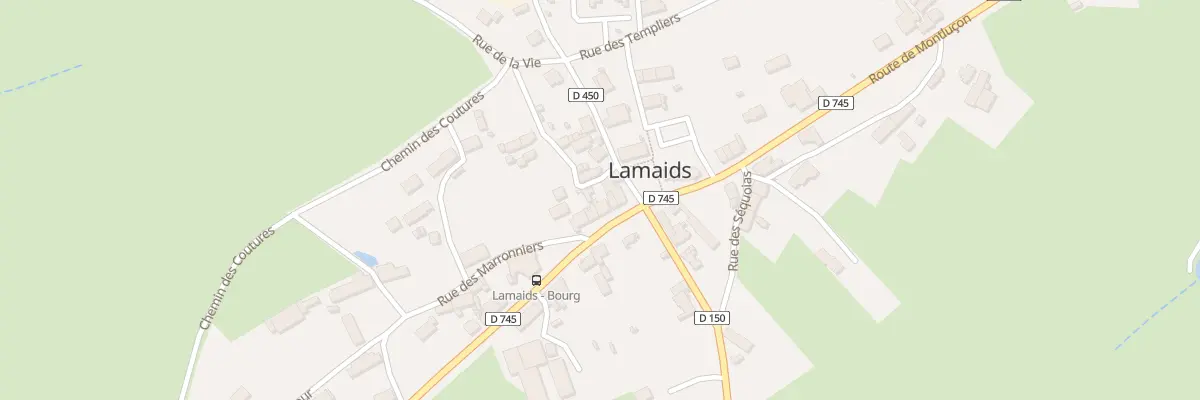 Plan du 6 Rte de Guéret à Lamaids