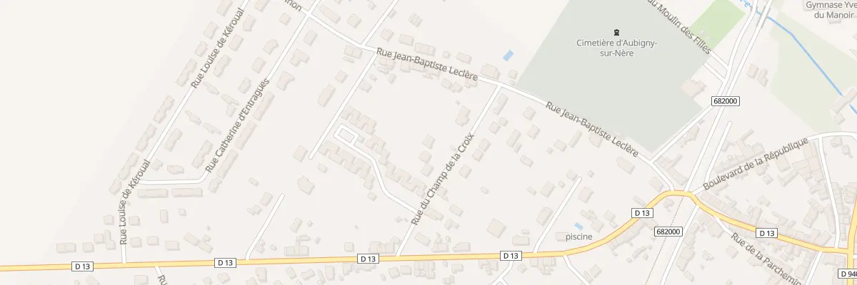 Plan du 8 Rue du Champ de la Croix à Aubigny-sur-Nère