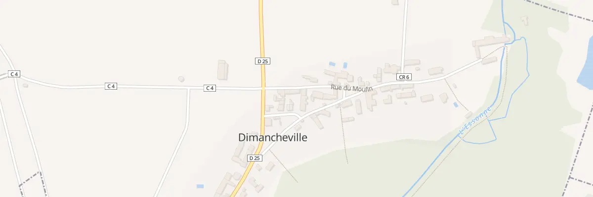 Plan du 2 Rue de l’Ecole à Dimancheville