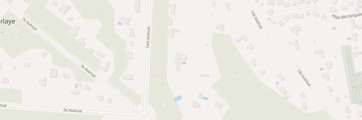Plan du 18 Av 1ere Avenue à Lamorlaye