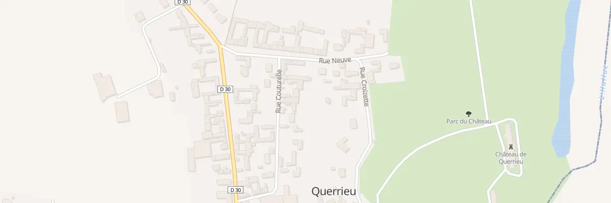 Plan du 14 Rue Couturelle à Querrieu