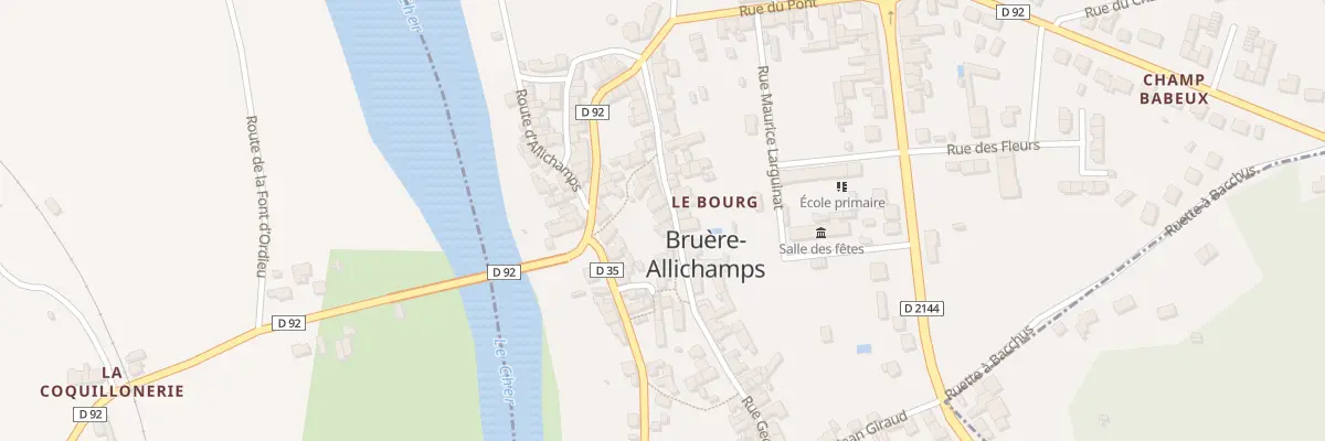 Plan du 18 Rue George Sand à Bruère-Allichamps