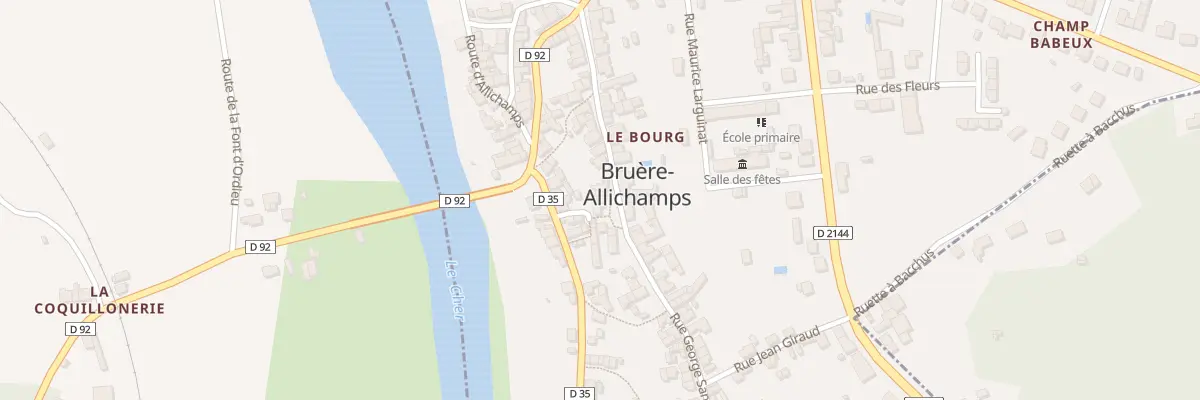 Plan du 24B Rue George Sand à Bruère-Allichamps