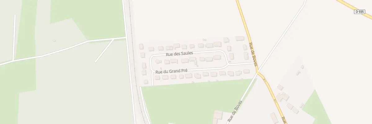 Plan du 9 Rue des Saules à Thézy-Glimont