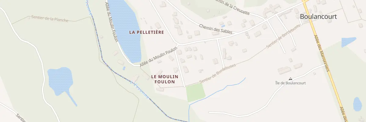 Plan du 2 Che de la Tonnelle à Boulancourt