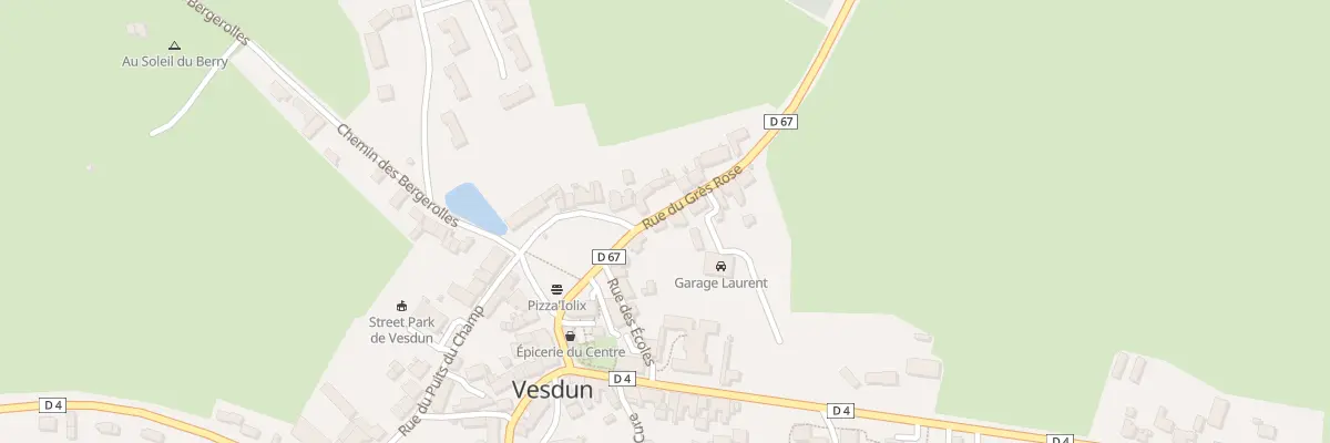 Plan du 69 Le Bourg à Vesdun