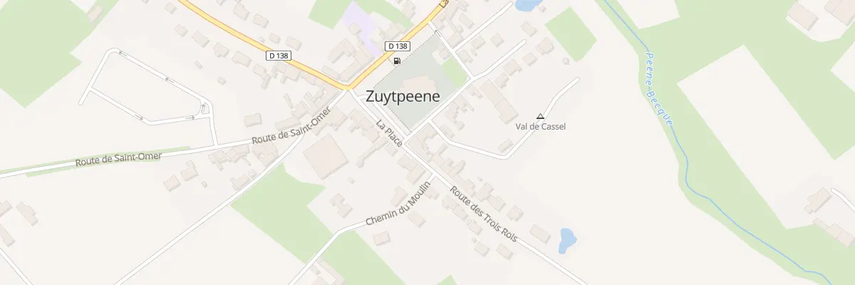 Plan du 20 Ctr de l’Eglise à Zuytpeene