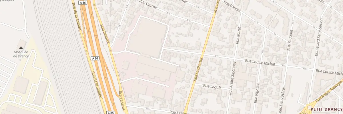 Plan du 85 Rue Louise Michel à Drancy