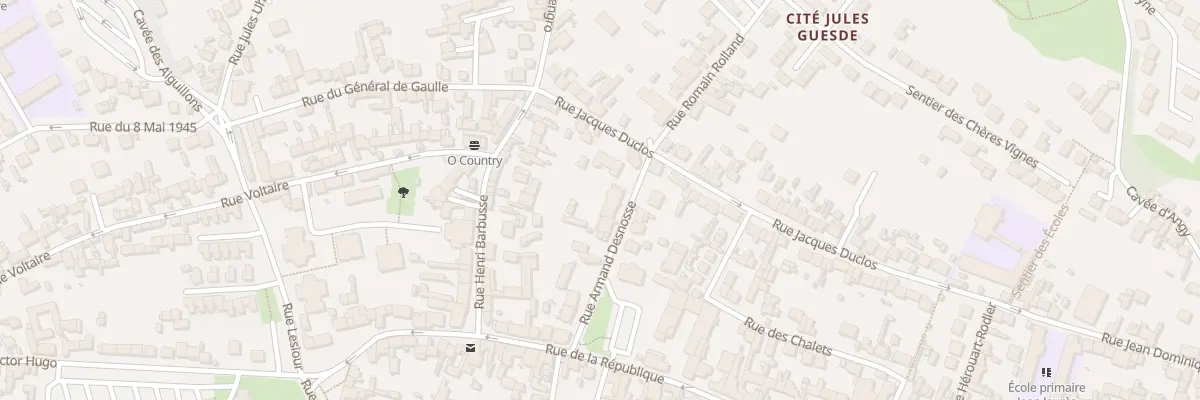 Plan du 72 Rue Jacques Duclos à Montataire
