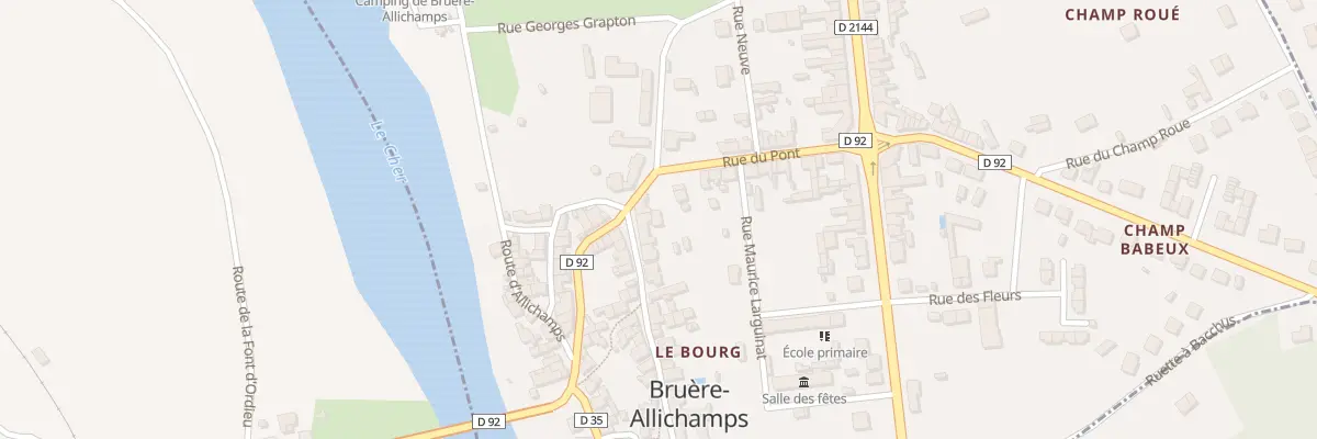 Plan du 17T Rue du Pont à Bruère-Allichamps